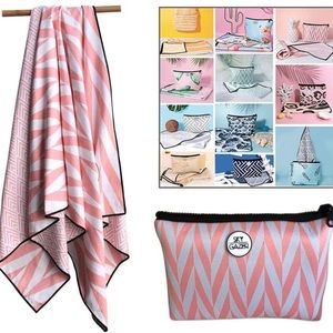 The Ultimate Sand Free Beach Towel (Includes Wet/Dry Bag) Quick Dry, Soft, Odor